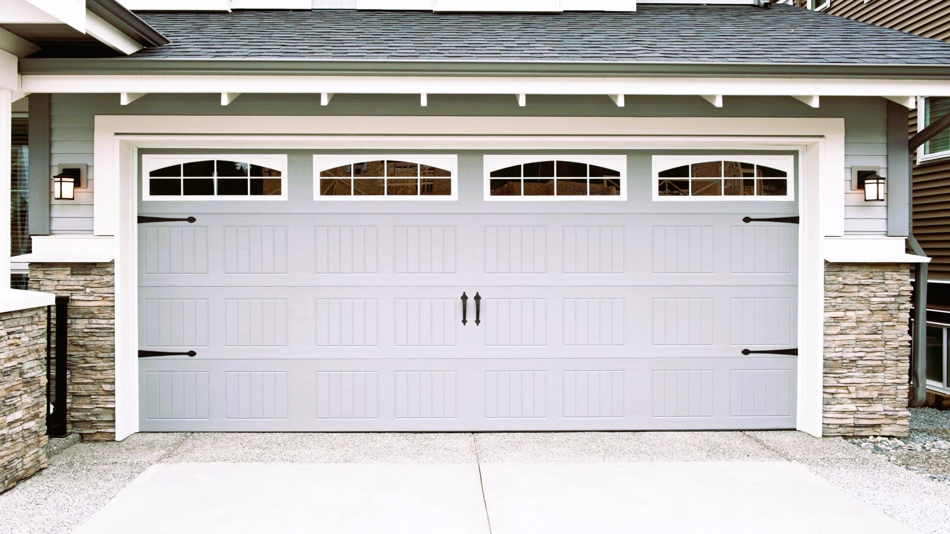 Designer garage doors