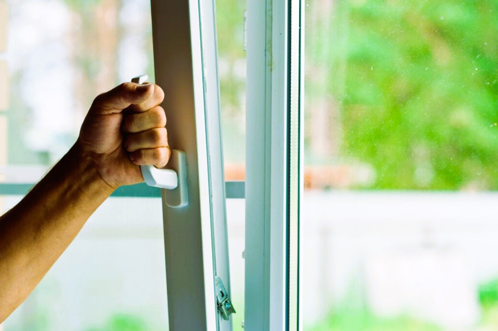 Open window