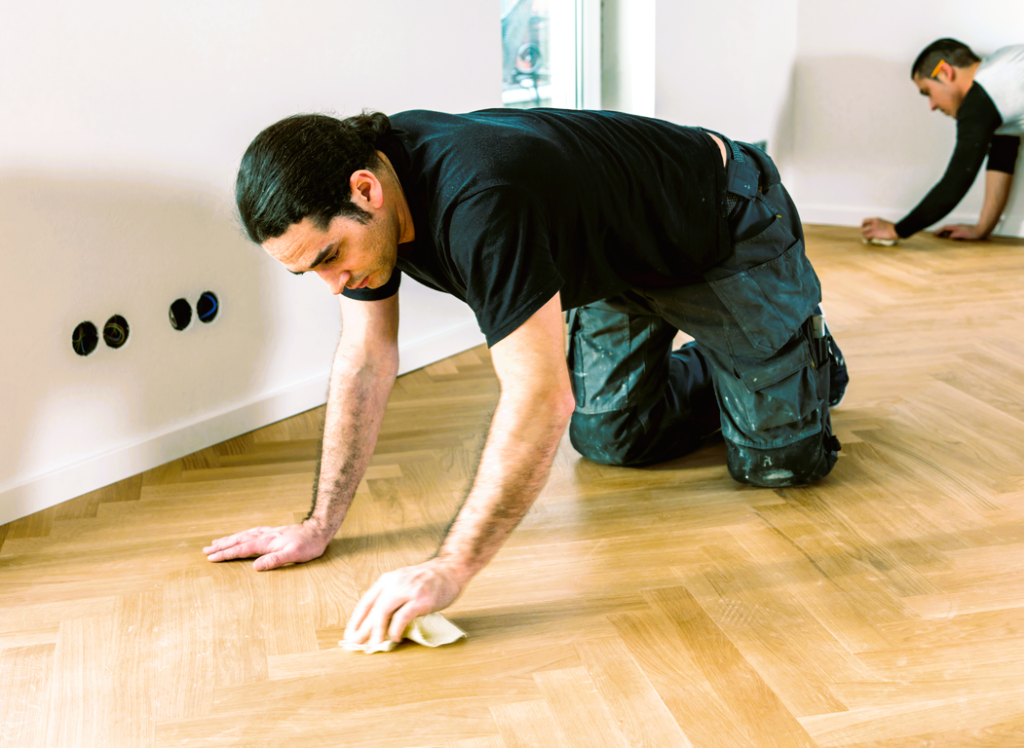 oiled wooden floor